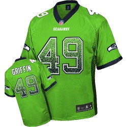 Elite Men's Shaquem Griffin Green Jersey - #49 Football Seattle Seahawks Drift Fashion