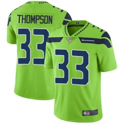 Elite Men's Tedric Thompson Green Jersey - #33 Football Seattle Seahawks Rush Vapor Untouchable