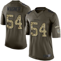 Elite Youth Bobby Wagner Green Jersey - #54 Football Seattle Seahawks Salute to Service