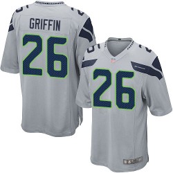 Game Men's Shaquill Griffin Grey Alternate Jersey - #26 Football Seattle Seahawks