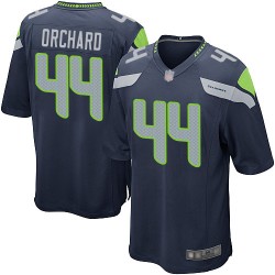Game Men's Nate Orchard Navy Blue Home Jersey - #44 Football Seattle Seahawks