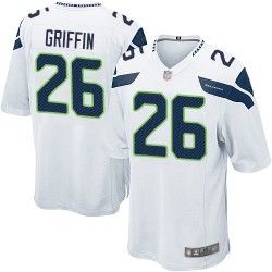 Game Men's Shaquill Griffin White Road Jersey - #26 Football Seattle Seahawks
