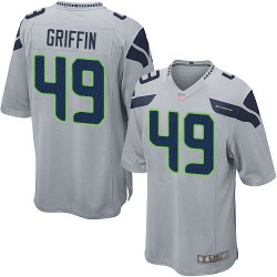 Game Men's Shaquem Griffin Grey Alternate Jersey - #49 Football Seattle Seahawks