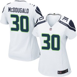 Game Women's Bradley McDougald White Road Jersey - #30 Football Seattle Seahawks
