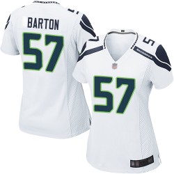 Game Women's Cody Barton White Road Jersey - #57 Football Seattle Seahawks