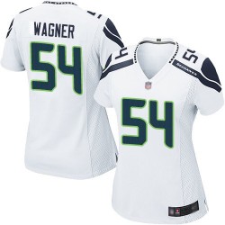 Game Women's Bobby Wagner White Road Jersey - #54 Football Seattle Seahawks