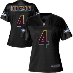 Game Women's Michael Dickson Black Jersey - #4 Football Seattle Seahawks Fashion
