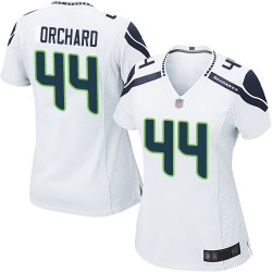 Game Women's Nate Orchard White Road Jersey - #44 Football Seattle Seahawks