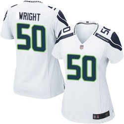 Game Women's K.J. Wright White Road Jersey - #50 Football Seattle Seahawks