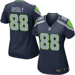 Game Women's Will Dissly Navy Blue Home Jersey - #88 Football Seattle Seahawks