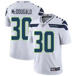 Limited Men's Bradley McDougald White Road Jersey - #30 Football Seattle Seahawks Vapor Untouchable