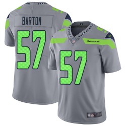 Limited Men's Cody Barton Silver Jersey - #57 Football Seattle Seahawks Inverted Legend
