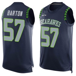 Limited Men's Cody Barton Navy Blue Jersey - #57 Football Seattle Seahawks Player Name & Number Tank Top