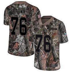 Limited Men's Duane Brown Camo Jersey - #76 Football Seattle Seahawks Rush Realtree