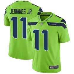 Limited Men's Gary Jennings Jr. Green Jersey - #11 Football Seattle Seahawks Rush Vapor Untouchable