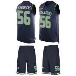 Limited Men's Mychal Kendricks Navy Blue Jersey - #56 Football Seattle Seahawks Tank Top Suit