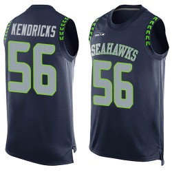 Limited Men's Mychal Kendricks Navy Blue Jersey - #56 Football Seattle Seahawks Player Name & Number Tank Top