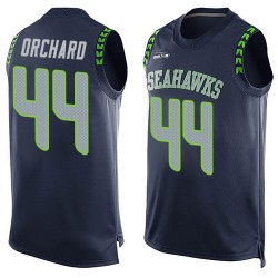 Limited Men's Nate Orchard Navy Blue Jersey - #44 Football Seattle Seahawks Player Name & Number Tank Top