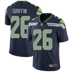 Limited Men's Shaquill Griffin Navy Blue Home Jersey - #26 Football Seattle Seahawks Vapor Untouchable