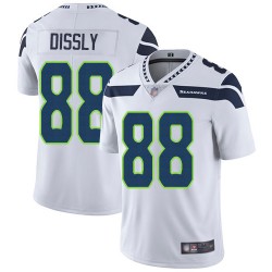 Limited Men's Will Dissly White Road Jersey - #88 Football Seattle Seahawks Vapor Untouchable
