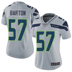 Limited Women's Cody Barton Grey Alternate Jersey - #57 Football Seattle Seahawks Vapor Untouchable