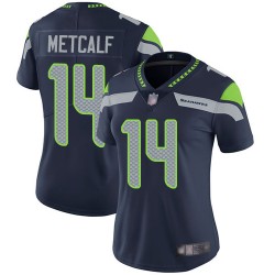 Limited Women's D.K. Metcalf Navy Blue Home Jersey - #14 Football Seattle Seahawks Vapor Untouchable