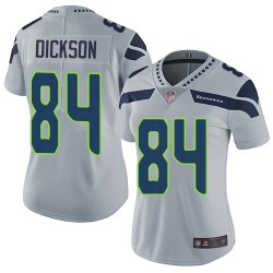 Limited Women's Ed Dickson Grey Alternate Jersey - #84 Football Seattle Seahawks Vapor Untouchable