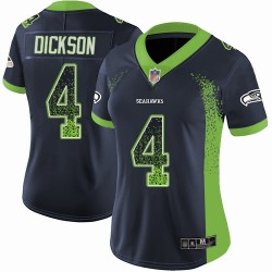 Limited Women's Michael Dickson Navy Blue Jersey - #4 Football Seattle Seahawks Rush Drift Fashion