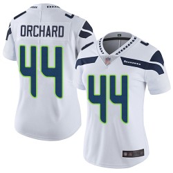 Limited Women's Nate Orchard White Road Jersey - #44 Football Seattle Seahawks Vapor Untouchable