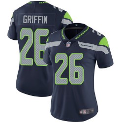 Limited Women's Shaquill Griffin Navy Blue Home Jersey - #26 Football Seattle Seahawks Vapor Untouchable