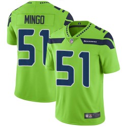 Limited Youth Barkevious Mingo Green Jersey - #51 Football Seattle Seahawks Rush Vapor Untouchable