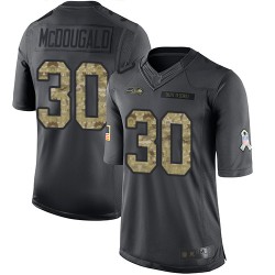 Limited Youth Bradley McDougald Black Jersey - #30 Football Seattle Seahawks 2016 Salute to Service