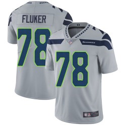 Limited Youth D.J. Fluker Grey Alternate Jersey - #78 Football Seattle Seahawks Vapor Untouchable