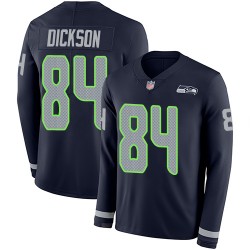 Limited Youth Ed Dickson Navy Blue Jersey - #84 Football Seattle Seahawks Therma Long Sleeve
