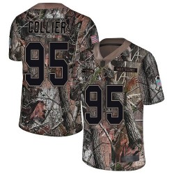 Limited Youth L.J. Collier Camo Jersey - #95 Football Seattle Seahawks Rush Realtree
