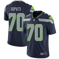 Limited Youth Mike Iupati Navy Blue Home Jersey - #70 Football Seattle Seahawks Vapor Untouchable