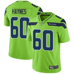 Limited Youth Phil Haynes Green Jersey - #60 Football Seattle Seahawks Rush Vapor Untouchable