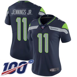 Limited Women's Gary Jennings Jr. Navy Blue Home Jersey - #11 Football Seattle Seahawks 100th Season Vapor Untouchable