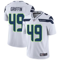 Limited Youth Shaquem Griffin White Road Jersey - #49 Football Seattle Seahawks Vapor Untouchable