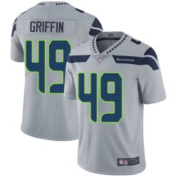 Limited Youth Shaquem Griffin Grey Alternate Jersey - #49 Football Seattle Seahawks Vapor Untouchable
