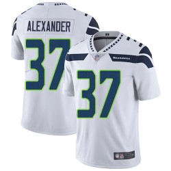 Limited Youth Shaun Alexander White Road Jersey - #37 Football Seattle Seahawks Vapor Untouchable