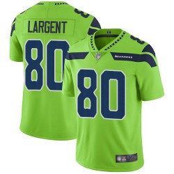 Limited Youth Steve Largent Green Jersey - #80 Football Seattle Seahawks Rush Vapor Untouchable