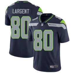 Limited Youth Steve Largent Navy Blue Home Jersey - #80 Football Seattle Seahawks Vapor Untouchable