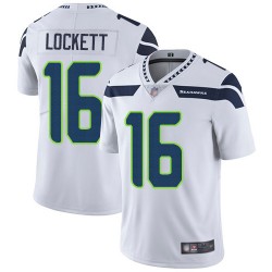 Limited Youth Tyler Lockett White Road Jersey - #16 Football Seattle Seahawks Vapor Untouchable