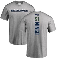 Barkevious Mingo Ash Backer - #51 Football Seattle Seahawks T-Shirt