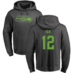 12th Fan Ash One Color - Football Seattle Seahawks Pullover Hoodie