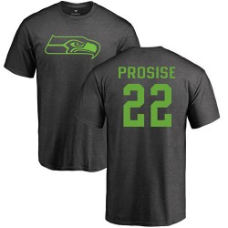 C. J. Prosise Ash One Color - #22 Football Seattle Seahawks T-Shirt