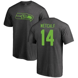 D.K. Metcalf Ash One Color - #14 Football Seattle Seahawks T-Shirt