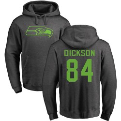 Ed Dickson Ash One Color - #84 Football Seattle Seahawks Pullover Hoodie