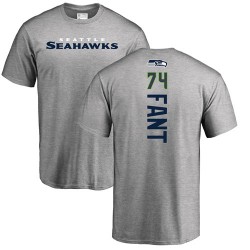 George Fant Ash Backer - #74 Football Seattle Seahawks T-Shirt